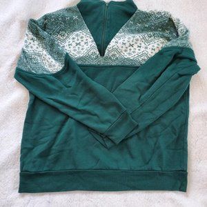 Vintage Sporting Club 1/4 Zip Sweatshirt, Sz L